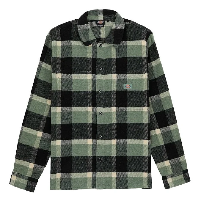 Рубашка Dickies Plaid Coaling Shirt Sea Spray