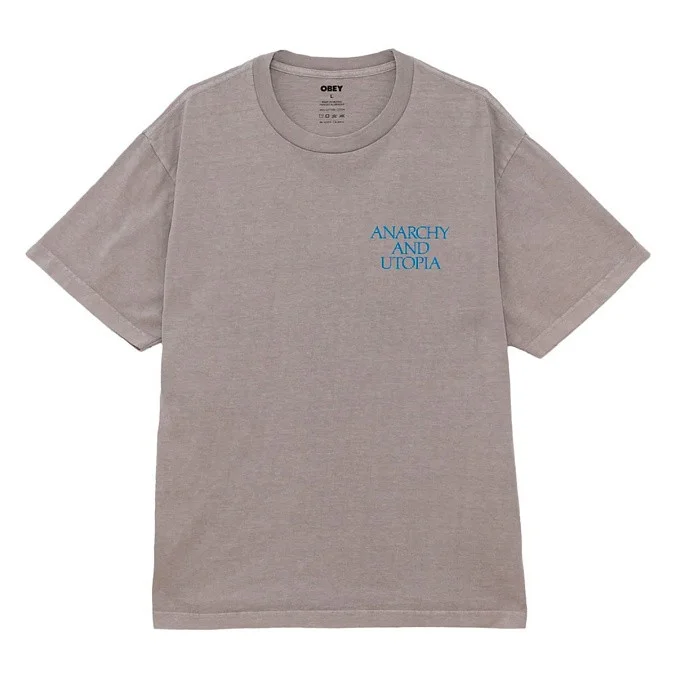 Футболка Obey Anarchy & Utopia Pigment T-shirt