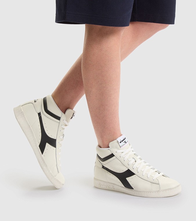 Кроссовки Diadora Game L High Waxed White / Black